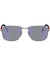 Prada Linea Rossa Mann Sunglass Ps A51s In Dark Blue Mirror Violet