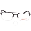 Prada Linea Rossa Demo Rectangular Men's Eyeglasses Ps 51mv Dg01o1 55 In N/a