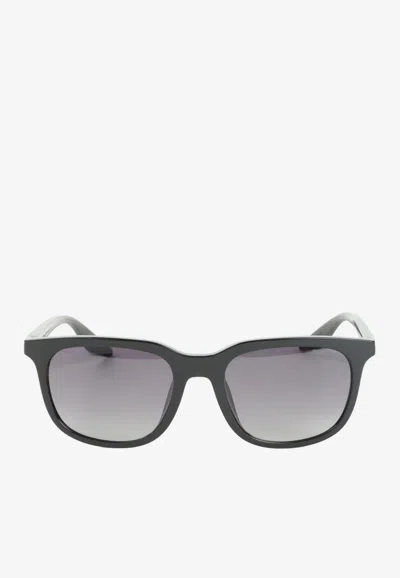 Prada Linea Rossa Square-frame Sunglasses In Gray
