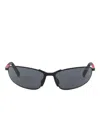 Prada Linea Rossa Sunglasses In 黑色
