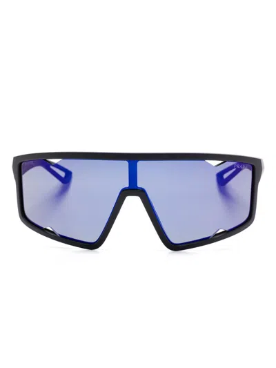 Prada Linea Rossa Sunglasses In Black