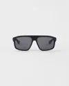 Prada Linea Rossa Sunglasses In Black