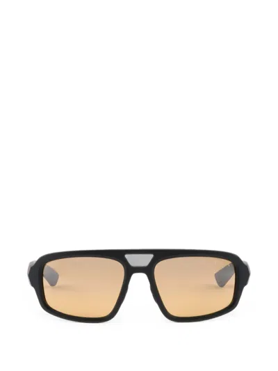 Prada Linea Rossa Sunglasses In Black