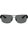 Prada Linea Rossa Sunglasses In Black