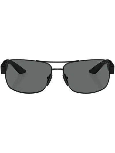 Prada Linea Rossa Sunglasses In Black