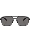 Prada Linea Rossa Ps A50s 1bo02g Nero Polarized Sunglasses In Black