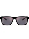 Prada Linea Rossa Sunglasses In Black