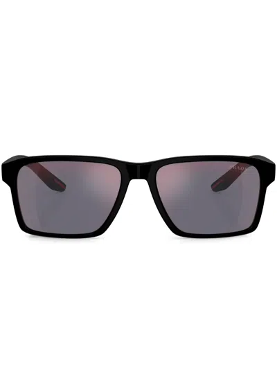Prada Linea Rossa Sunglasses In Black
