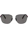 Prada Linea Rossa Sunglasses In Black