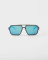 Prada Linea Rossa Sunglasses In Blue