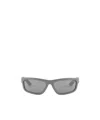 Prada Logo Sunglasses In Gray