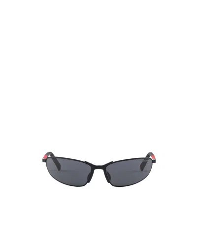 Prada Linea Rossa Sunglasses In Gray