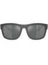 Prada Eyewear Square Frame Sunglasses In Gray