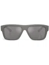 Prada Linea Rossa 56mm Square Sunglasses In Grey