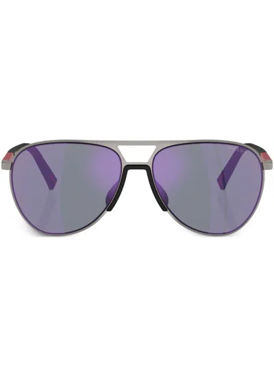 Prada Linea Rossa Sunglasses In Grey
