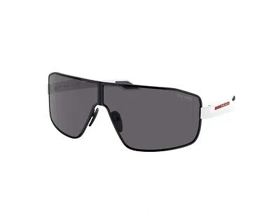 Pre-owned Prada Linea Rossa Sunglasses Ps 54ys 1ab01v Black Grey In Gray