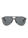 Prada Linea Rossa Sunglasses In Schwarz