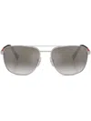 Prada Linea Rossa Sunglasses In Silver