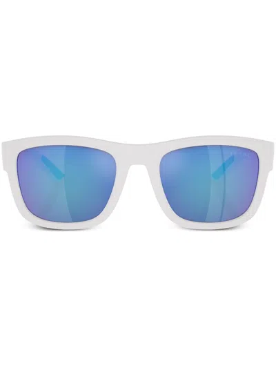 Prada Linea Rossa Sunglasses In White