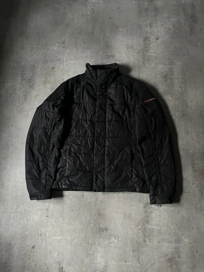 Pre-owned Prada Linea Rossa Tab Light Jacket Black