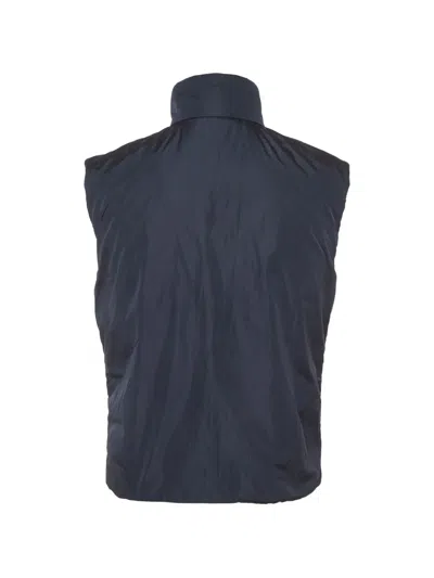 Pre-owned Prada Linea Rossa Zip-up Vest In Blue