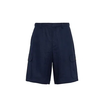 PRADA LINEN BERMUDA