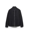 Prada Linen Jacket In Black