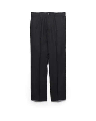 Prada Hose Aus Leinen In Black