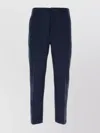 PRADA LINEN TROUSERS WITH BACK AND SIDE POCKETS