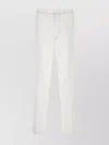 Prada Linen Trousers With Back Welt Pockets