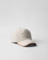 Prada Logo-embossed Cotton Cap