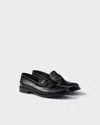Prada 20mm Brushed-leather Band Loafers In Multi