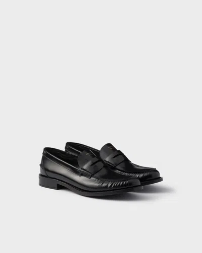 PRADA LOAFER AUS GEBÜRSTETEM LEDER