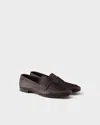 Prada Loafer Aus Leder In Brown
