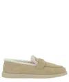 Prada Moccasters In Beige