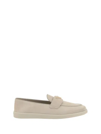 Prada Loafers In Beige