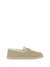 Prada Moccasters In Beige