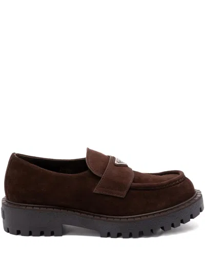 Prada Loafers In Brown