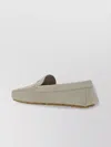 Prada Triangle-logo Suede Loafers