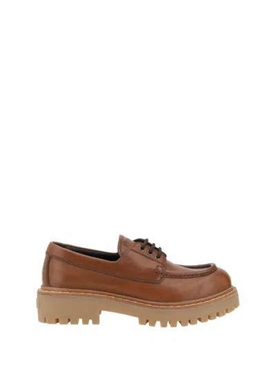 Prada Loafers In Cognac