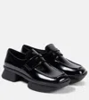 Prada Re-edition Equal Platform Penny Loafer In Nero