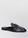 Prada Loafers Flat Sole Square Toe Design In Black