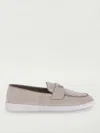 Prada Loafers Men Cream In Brown