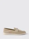Prada Round Toe Suede Loafers In Multi