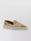 Prada Loafers With Contrasting Sole Detail In Brown