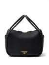Prada Womens Black Darling Leather Shoulder Bag In Black