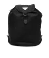 Prada Logo Backpack In Black