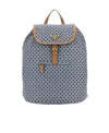 Prada Man Printed Re-nylon Backpack In Gray