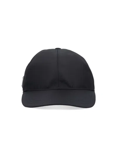Prada Black Re-nylon Baseball Cap