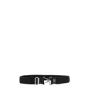 Prada Logo Belt In Black